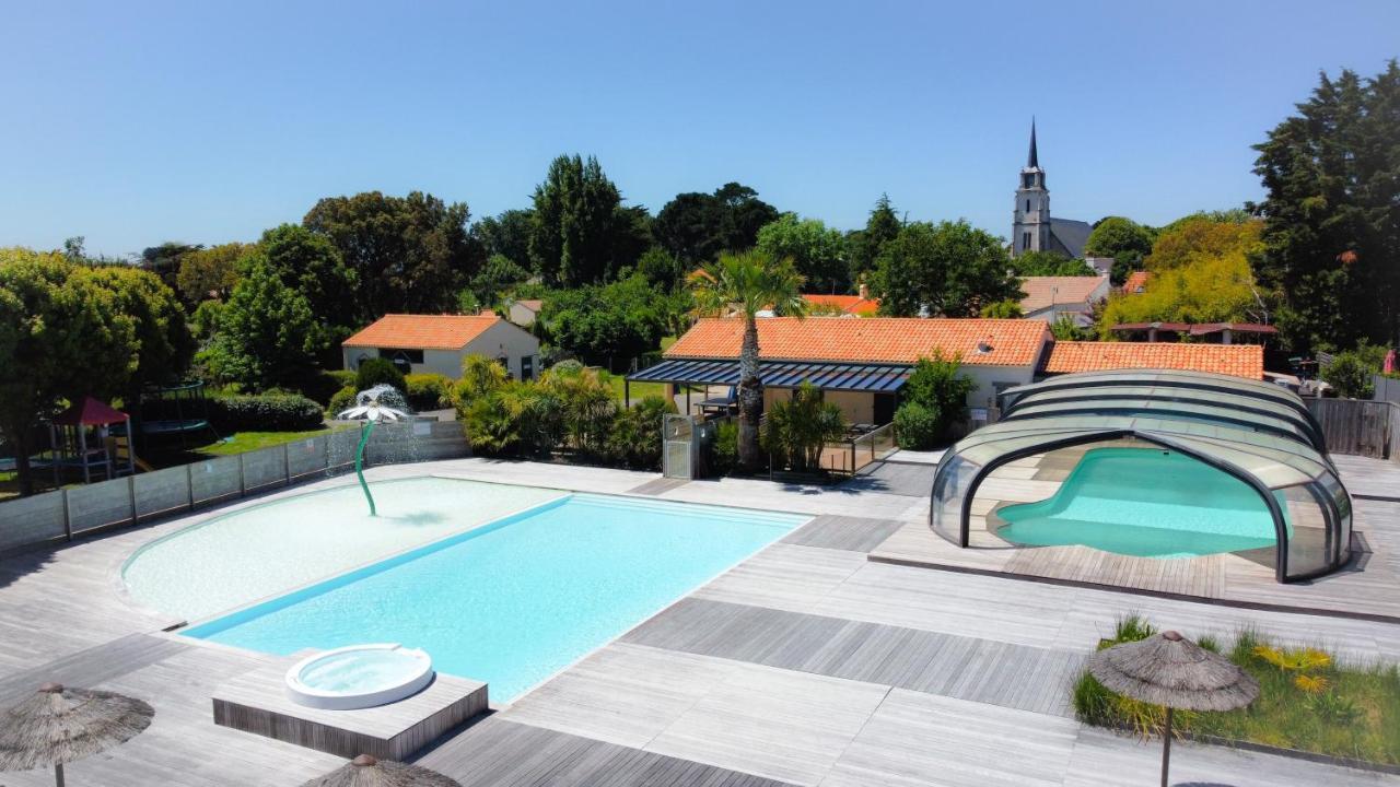 Camping Le Village De La Mer Les Moutiers Exterior foto